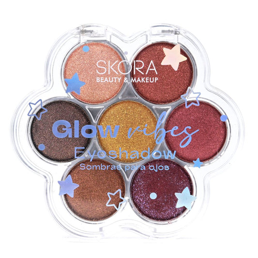 Sombra para Ojos Flor Combinada 6 Tonos Surtidos