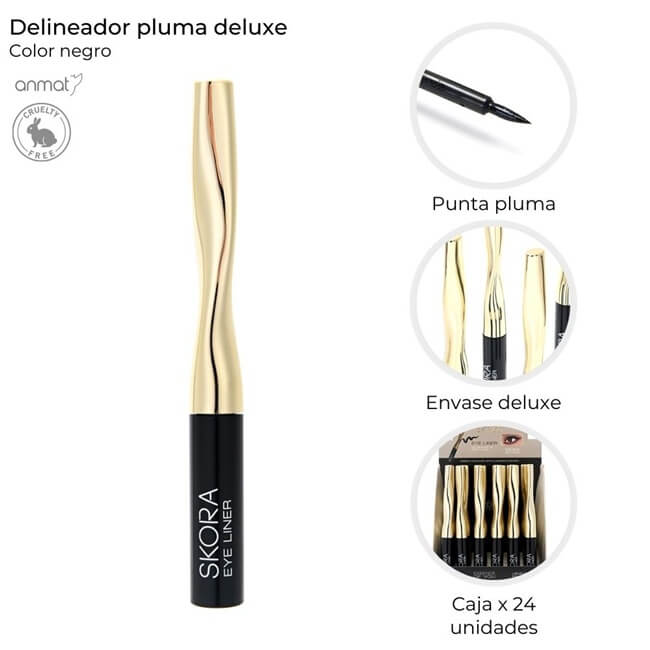 Delineador de Ojos Pluma Deluxe (39609)