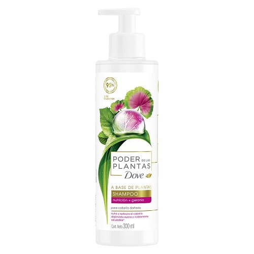 Dove Shampoo A Base de Plantas 300ML